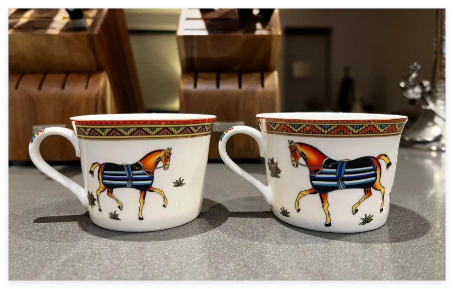 Luxury Bone China Coffee Cup & Saucer Set | Elegant Ceramic Tea Cup Collection
