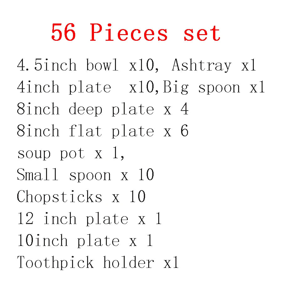 Luxury Bone China Dinnerware Set | Floral Frost Finish Tableware (18–56 Pieces