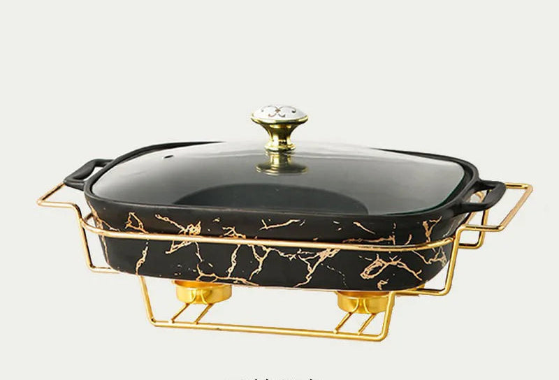 Luxury American Style Ceramic Dinnerware Set | Animal Pattern Tableware Collection