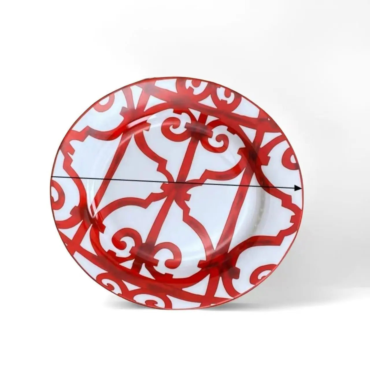 Luxury Bone China Tea Cup & Dinnerware Set | Red Pattern Afternoon Tea Collection