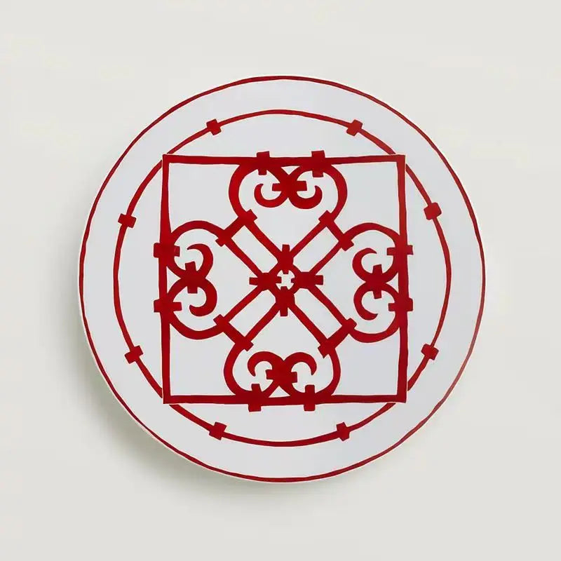 Luxury Bone China Tea Cup & Dinnerware Set | Red Pattern Afternoon Tea Collection