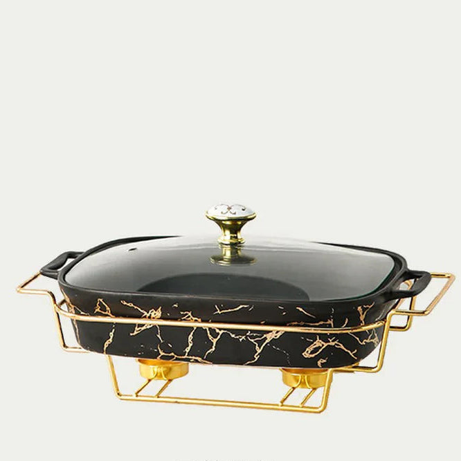 Luxury American Style Ceramic Dinnerware Set | Animal Pattern Tableware Collection