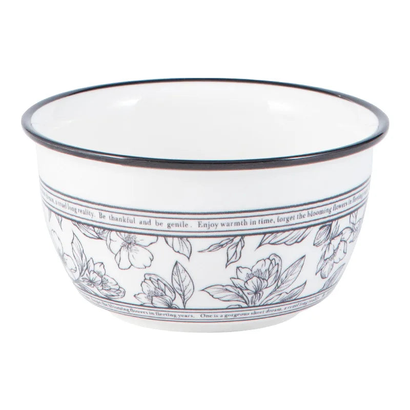Luxury Porcelain Dinnerware Set for 4 | Lucky & Joyous Gift Box Tableware Collection