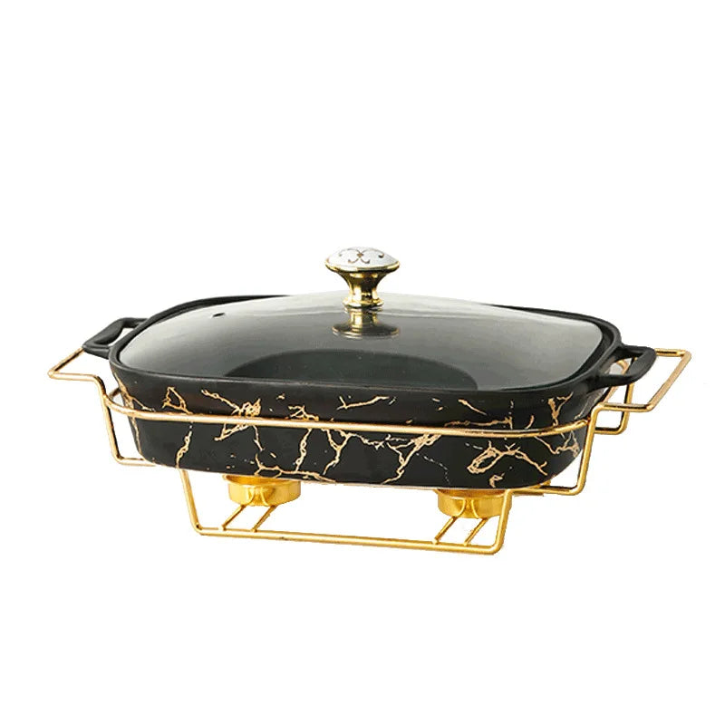 Luxury American Style Ceramic Dinnerware Set | Animal Pattern Tableware Collection